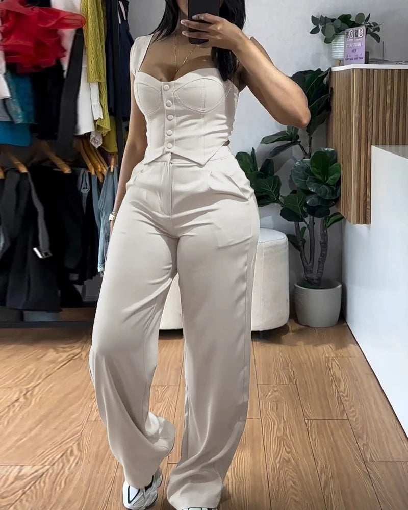 Ensemble 2 pièces pour femmes, collection 2025
