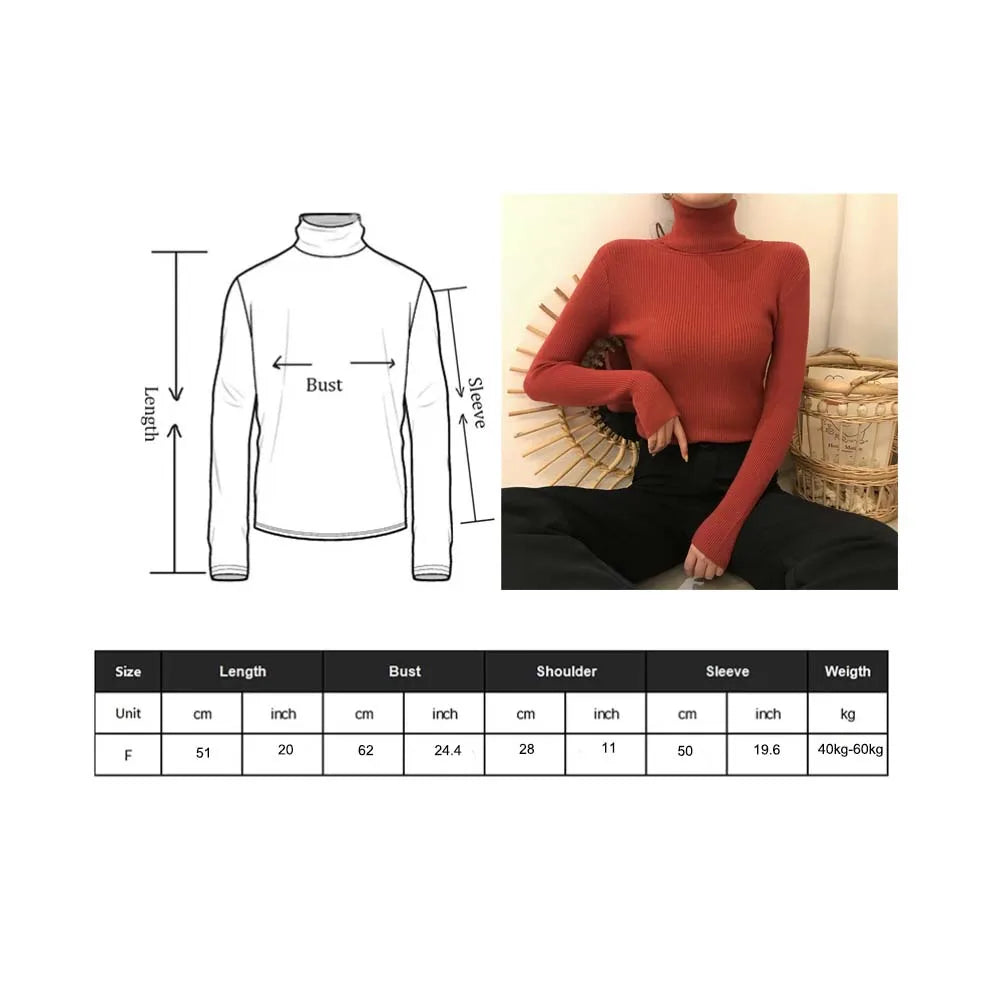 Nouveauté 2025 pull à col roulé pour femme.